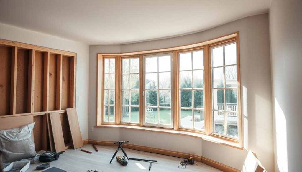 bay window installation