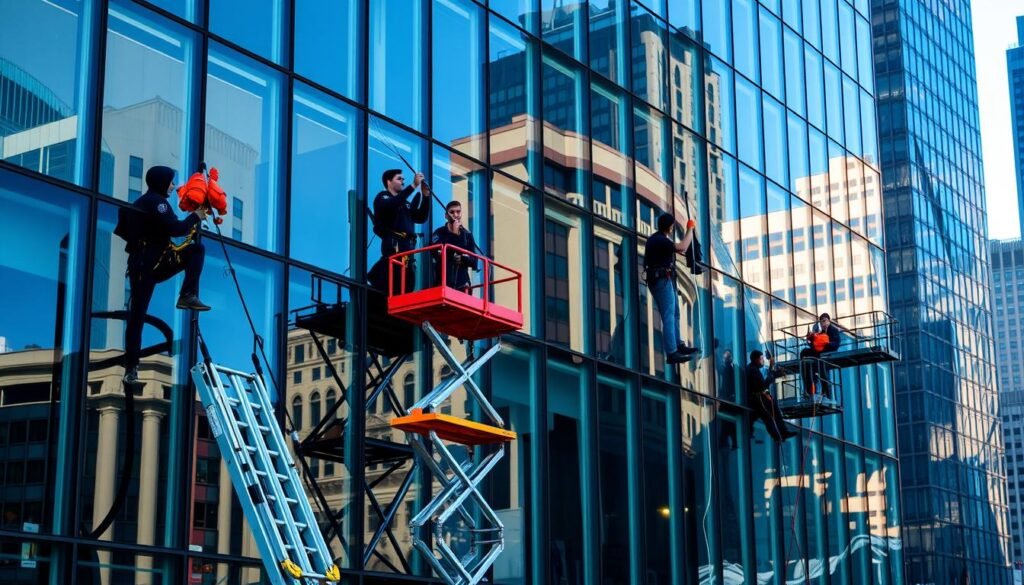 commercial window cleaning additional services