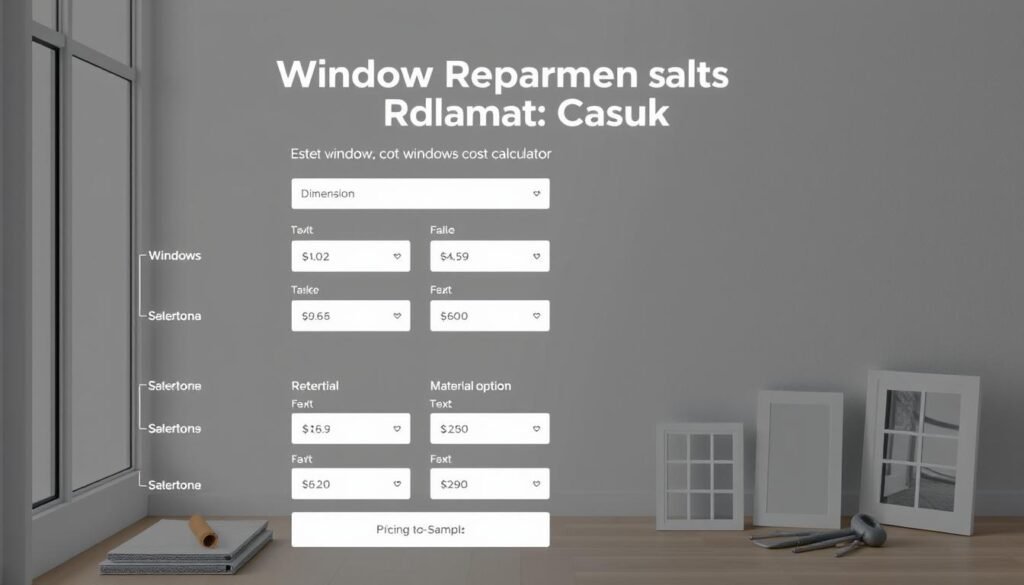 cost of window replacement calculator