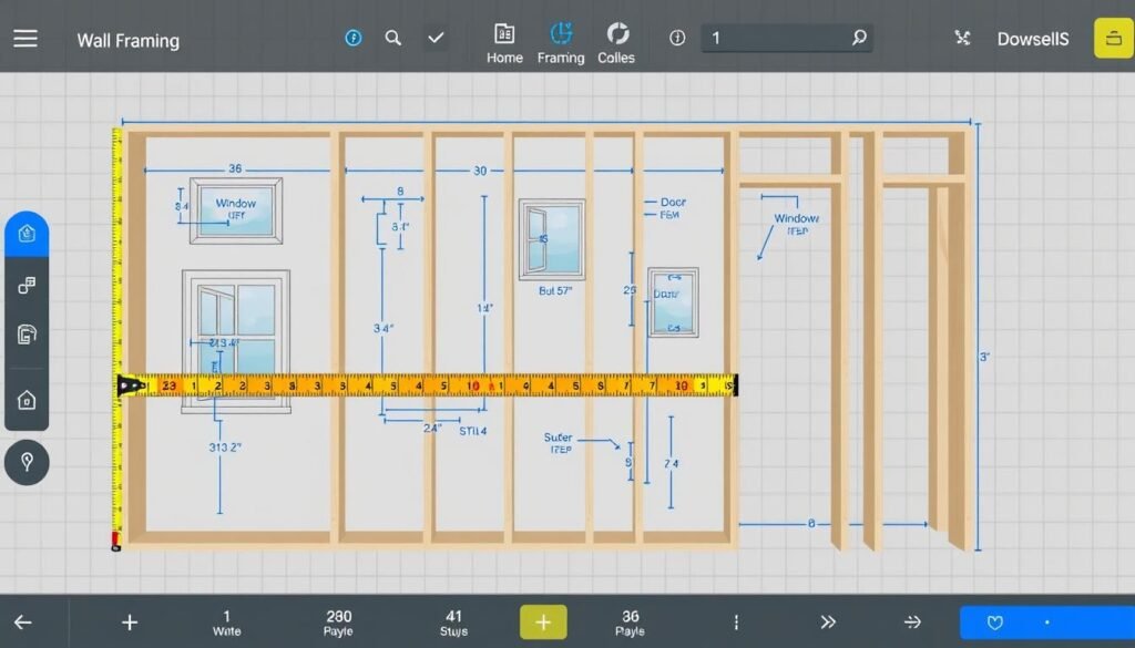 wall framing calculator with windows and doors