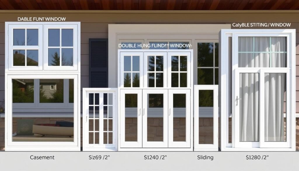 Window sizes