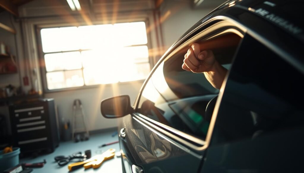 car window installation