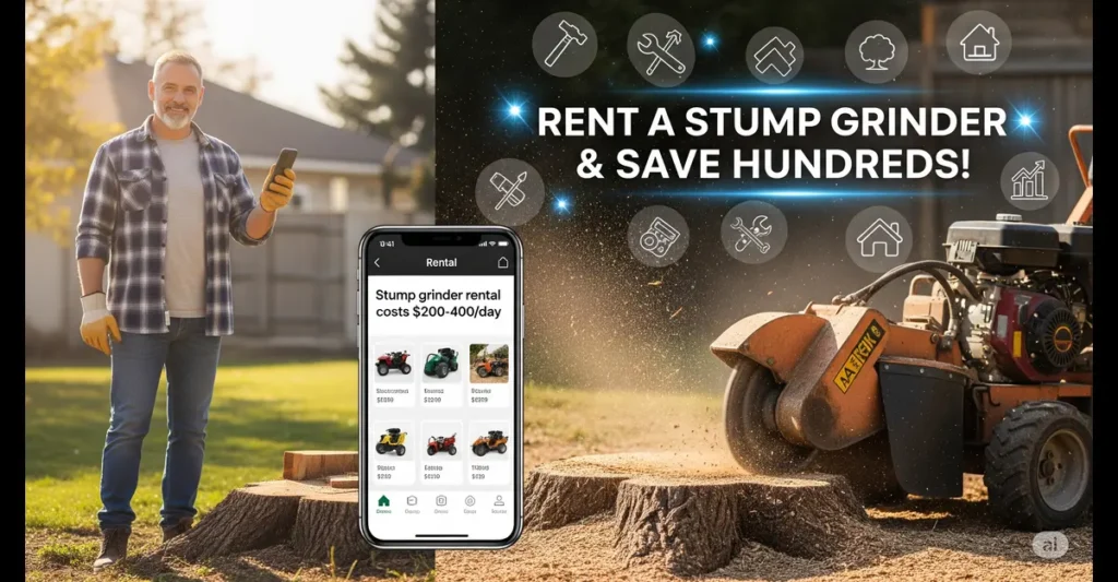 stump grinder rental
